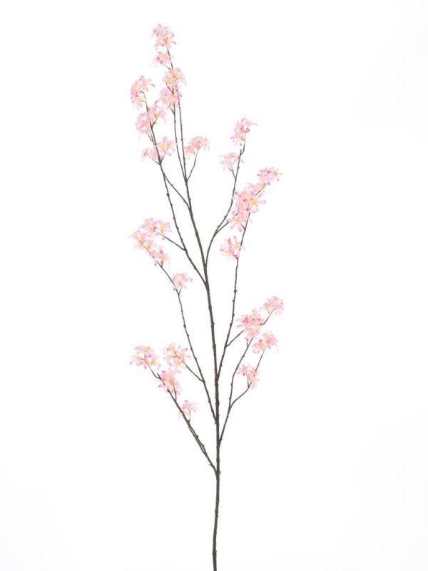 Wild peach blossom branch Blois pink 165cm