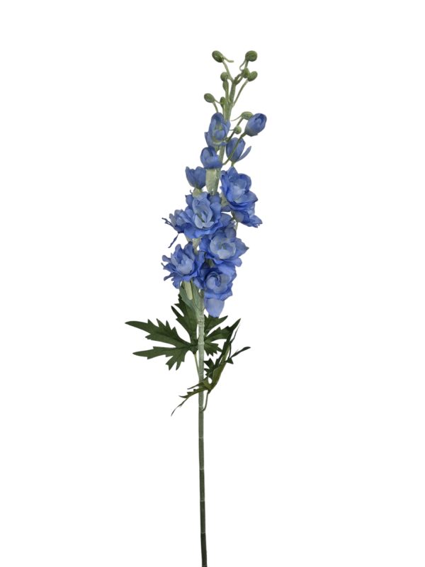 Delphinium, Bleu, Flocked, 85cm