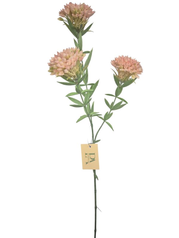 Dianthus 3 head, soft Pink, 72cm