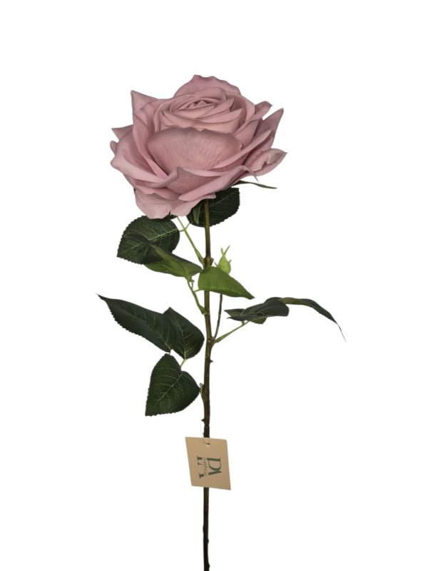 Rose, Real Touch, Lilac, 64cm (leverbaar eind oktober)