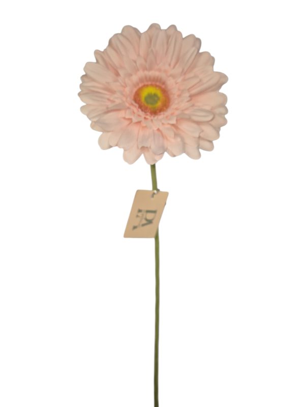 Gerbera, Soft Pink, 63cm