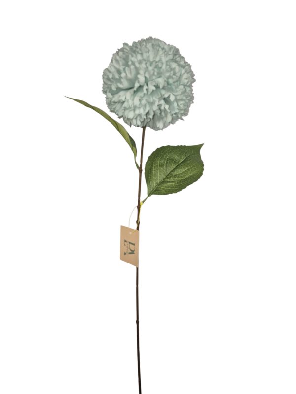 Hydrangea ball with Coffee stem, Green, 64cm.